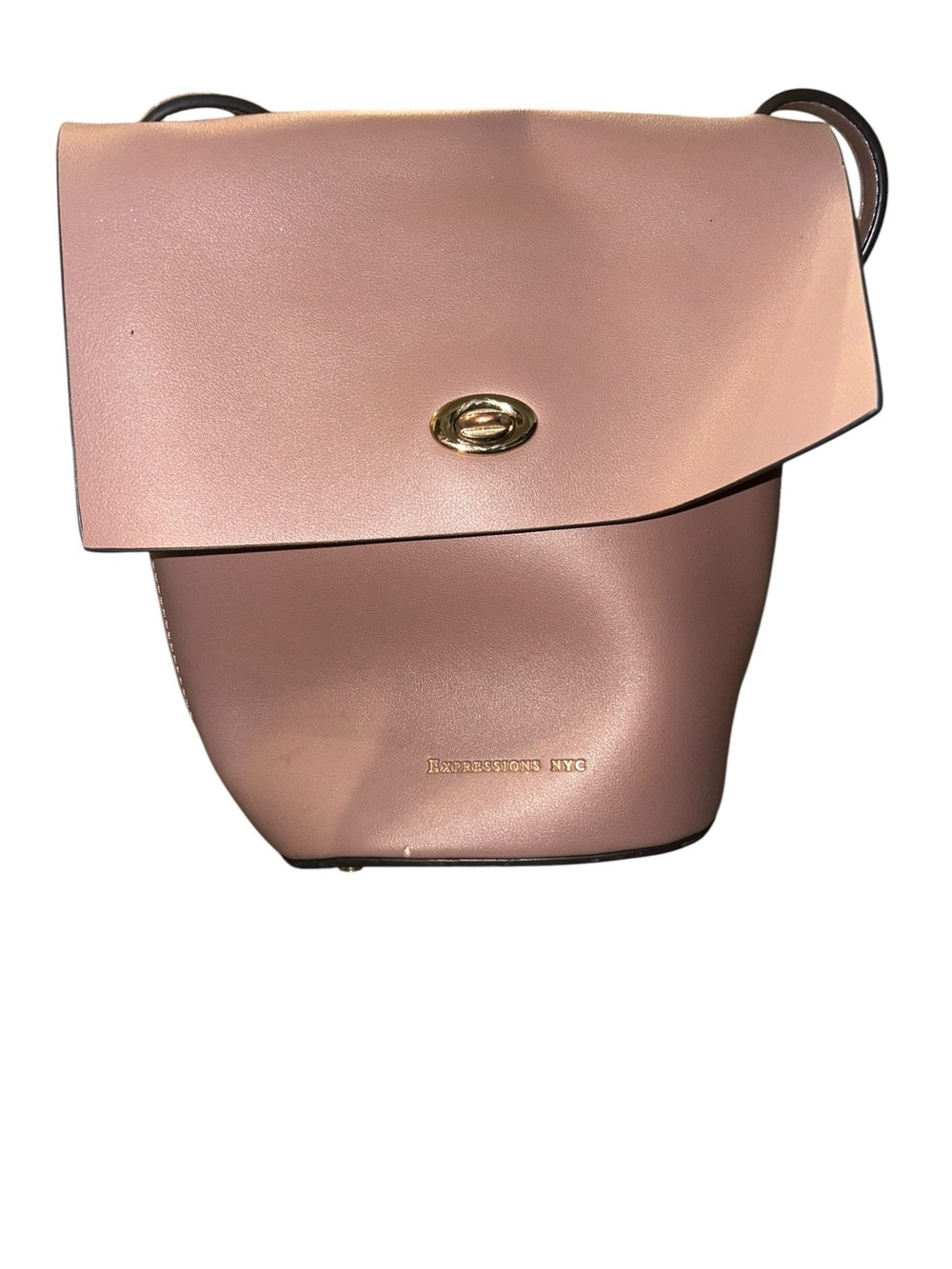 Expressions Pink Flap Crossbody Bag
